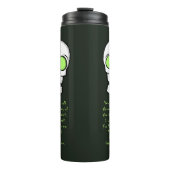 Bouteilles Isothermes Ombre de la mort — Crâne (Devant)