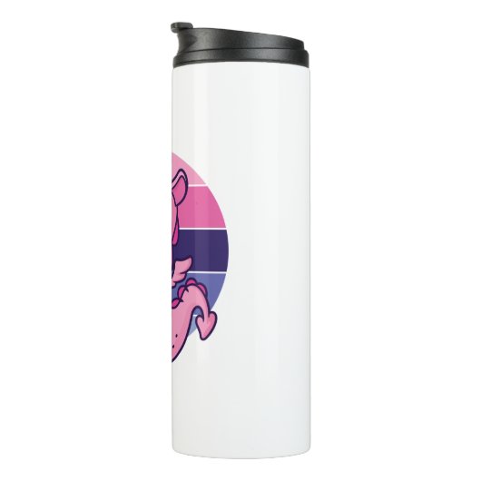 Bouteilles Isothermes Omnisexual Dragon Omnisexuality Flag Pride (Tourné sur la droite)