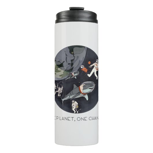 Bouteilles Isothermes One Planet One Chance - Jour des terres (Texture d (Devant)