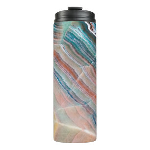 Bouteilles Isothermes onyx marbre texture arrière - plan de pierres natu