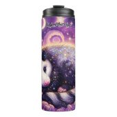 Bouteilles Isothermes Opossum étincelant dans un rêve pourpre (Devant)