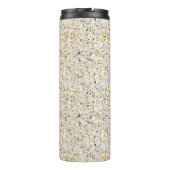 Bouteilles Isothermes Or, Argent, Gris Terrazzo Motif (Dos)