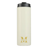 Bouteilles Isothermes Or Monogramme Beige Neutre (Devant)