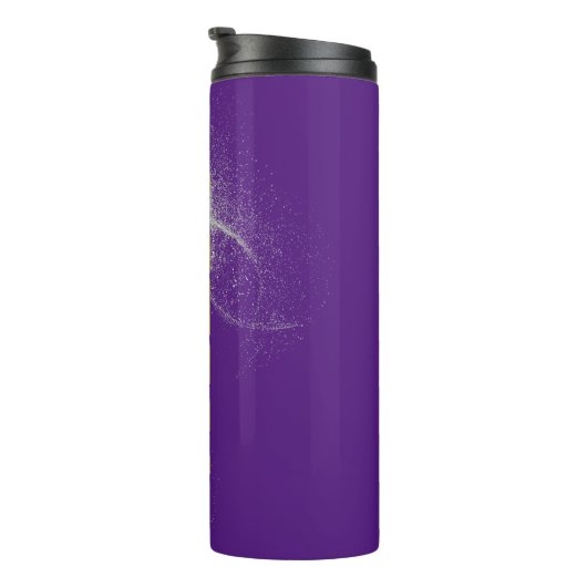 Bouteilles Isothermes Or "PAS AUJOURD'HUI !" avec Parties scintillant ar (Tourné sur la droite)