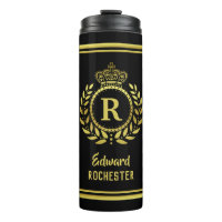 Or royal de noir de guirlande de laurier de