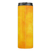 Bouteilles Isothermes Orange abstrait aquarelle macro texture fond (Dos)