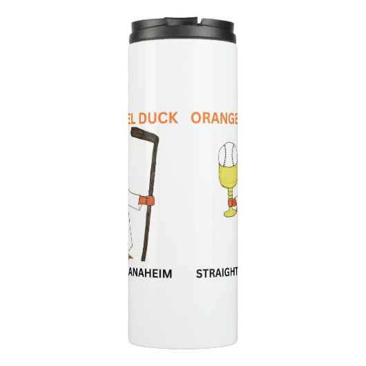 Bouteilles Isothermes Orange Angel Duck 24oz water bottle (Dos)