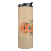 Bouteilles Isothermes Orange Art Déco Obliviate Spell Graphisme (Tourné sur la gauche)