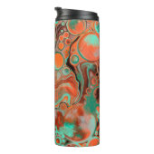 Bouteilles Isothermes Orange Brown Art moderne Abstrait (Tourné sur la droite)