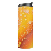 Bouteilles Isothermes Orange Jaune Parties scintillant Tumbler thermique (Tourné sur la gauche)