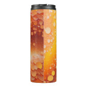 Bouteilles Isothermes Orange Jaune Parties scintillant Tumbler thermique (Dos)