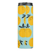 Bouteilles Isothermes Oranges fruits sans couture motif (Dos)
