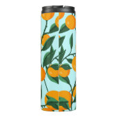 Bouteilles Isothermes oranges on leaf branches seamless pattern, citrus (Dos)