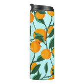 Bouteilles Isothermes oranges on leaf branches seamless pattern, citrus (Tourné sur la droite)
