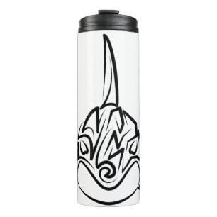 Bouteilles Isothermes Orca tribale noire et blanche