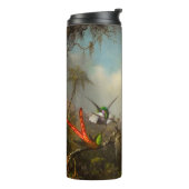 Bouteilles Isothermes Orchidée avec deux colibris Heade (Tourné sur la gauche)