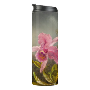 Bouteilles Isothermes Orchidée avec deux colibris Heade