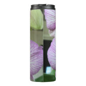 Bouteilles Isothermes Orchidées blanches et violettes sur un tumeur ther (Dos)