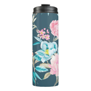 Bouteilles Isothermes Ordinateur dessiné de belles fleurs illustration f