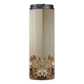 Bouteilles Isothermes Ornate Gold Flourish (Dos)