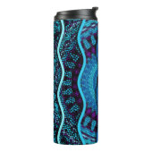 Bouteilles Isothermes Ornate seamless texture background. Relief waves o (Tourné sur la gauche)