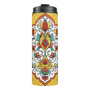 Bouteilles Isothermes Ornement floral : Motifs indiens turcs.