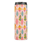 Bouteilles Isothermes Ornements colorés rétro Motif de Noël (Dos)