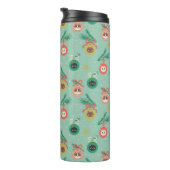 Bouteilles Isothermes Ornements de chats sur Motif d'arbre (Tourné sur la droite)