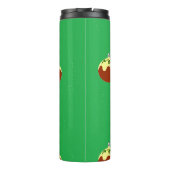 Bouteilles Isothermes Ornements sur vert (Dos)