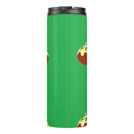 Bouteilles Isothermes Ornements sur vert (Dos)