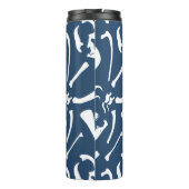 Bouteilles Isothermes Os de dinosaure (bleu) (Dos)