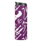 Bouteilles Isothermes Os Dinosaures (Violet) (Tourné sur la droite)