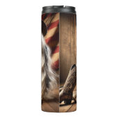 Bouteilles Isothermes Os et bottes de fille patriotique (Dos)