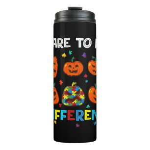 Bouteilles Isothermes Oser être différent Citrouille Autisme Halloween