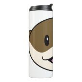 Bouteilles Isothermes Otter souriant mignon (Tourné sur la gauche)