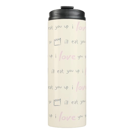 Bouteilles Isothermes Où les choses sauvages citent le Motif (Devant)