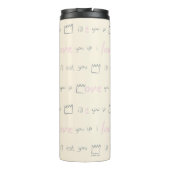 Bouteilles Isothermes Où les choses sauvages citent le Motif (Dos)