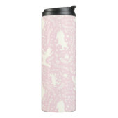 Bouteilles Isothermes Où les choses sauvages rose modèle floral (Tourné sur la gauche)