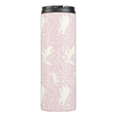 Bouteilles Isothermes Où les choses sauvages rose modèle floral (Dos)