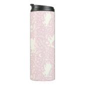 Bouteilles Isothermes Où les choses sauvages rose modèle floral (Tourné sur la droite)