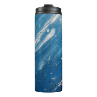 Bouteilles Isothermes Où l'océan rencontre le bleu ciel Art abstrait Eau