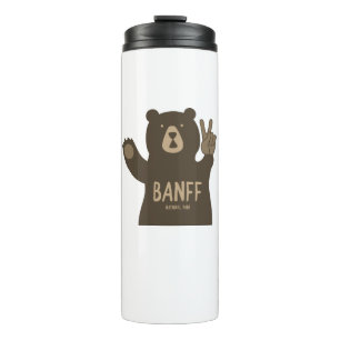 Bouteilles Isothermes Ours de paix du parc national Banff