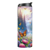 Bouteilles Isothermes Ours et papillons mignons et colorés (Tourné sur la gauche)