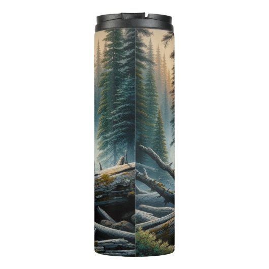 Bouteilles Isothermes Ours noir en forêt (Dos)