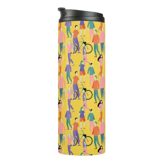 Bouteilles Isothermes Out and About People Motif (Tourné sur la droite)