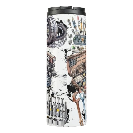 Bouteilles Isothermes Outils mécaniques Moteur Conception de collage (Dos)