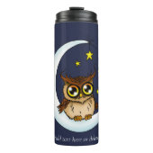 Bouteilles Isothermes Owl Moon Blue Cute Stars (Devant)