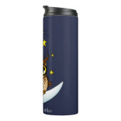 Bouteilles Isothermes Owl Moon Blue Cute Stars (Tourné sur la droite)