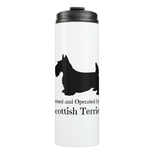 Bouteilles Isothermes Owned and Operated by a Scottish Terrier - Scottie (Devant)