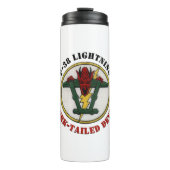 Bouteilles Isothermes P-38 Éclair Fork Dévil Quadrillé (Devant)